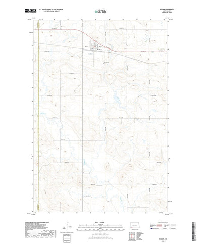 United States Geological Survey Reeder, ND (2020, 24000-Scale) digital map