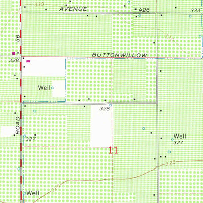 United States Geological Survey Reedley, CA (1966, 24000-Scale) digital map
