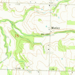 United States Geological Survey Reeds, MO (1971, 24000-Scale) digital map