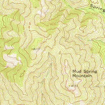 United States Geological Survey Reeds Peak, NM (1963, 24000-Scale) digital map
