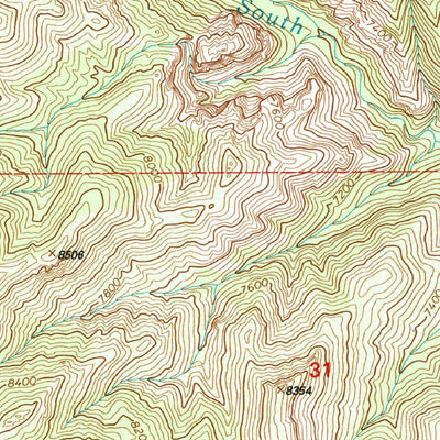 United States Geological Survey Reeds Peak, NM (1999, 24000-Scale) digital map