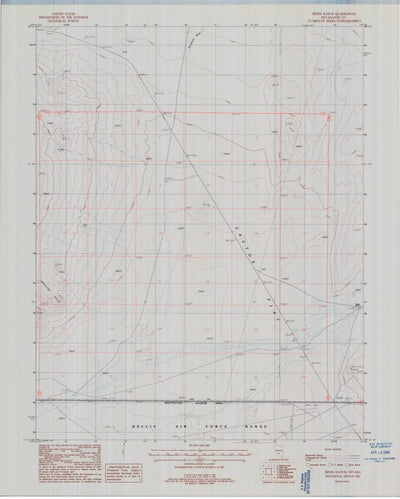 United States Geological Survey Reeds Ranch, NV (1987, 24000-Scale) digital map