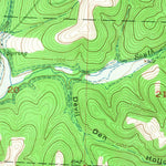 United States Geological Survey Reeds Spring, MO (1956, 24000-Scale) digital map