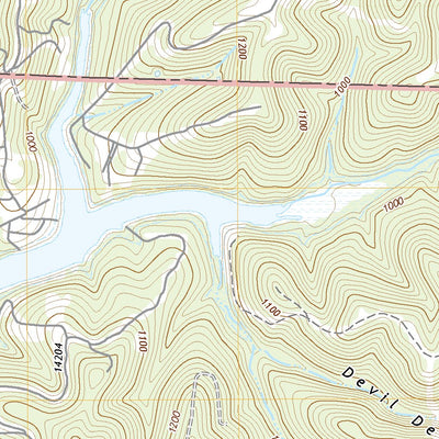 United States Geological Survey Reeds Spring, MO (2021, 24000-Scale) digital map