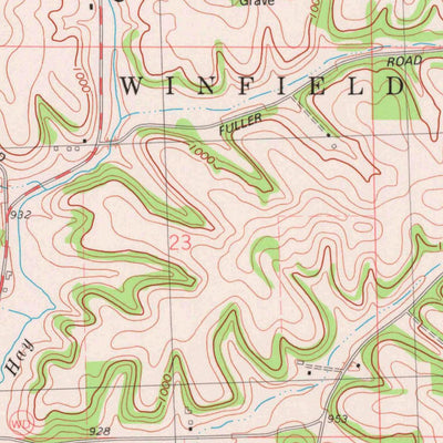 United States Geological Survey Reedsburg East, WI (1975, 24000-Scale) digital map