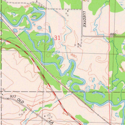 United States Geological Survey Reedsburg West, WI (1975, 24000-Scale) digital map