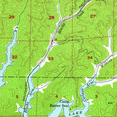 United States Geological Survey Reedsport, OR (1956, 62500-Scale) digital map
