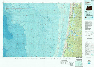 United States Geological Survey Reedsport, OR (1980, 100000-Scale) digital map