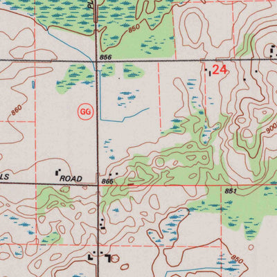 United States Geological Survey Reedsville, WI (1992, 24000-Scale) digital map