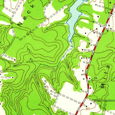United States Geological Survey Reedville, VA (1944, 24000-Scale) digital map