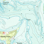 United States Geological Survey Reedville, VA (1968, 24000-Scale) digital map