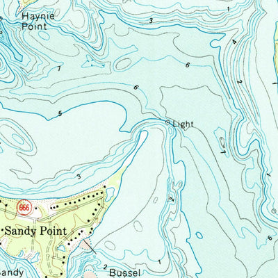 United States Geological Survey Reedville, VA (1968, 24000-Scale) digital map
