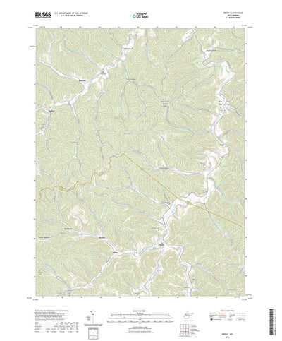 United States Geological Survey Reedy, WV (2023, 24000-Scale) digital map