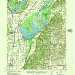 United States Geological Survey Reelfoot Lake, TN-MO-KY (1956, 62500-Scale) digital map