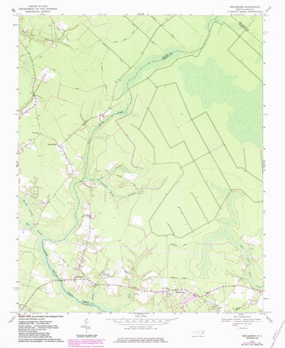 United States Geological Survey Reelsboro, NC (1969, 24000-Scale) digital map
