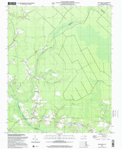 United States Geological Survey Reelsboro, NC (2000, 24000-Scale) digital map