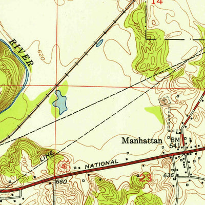 United States Geological Survey Reelsville, IN (1952, 24000-Scale) digital map