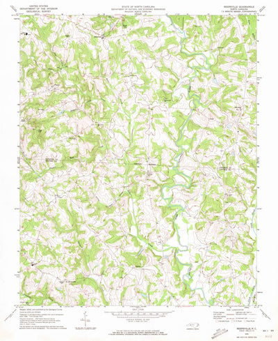 United States Geological Survey Reepsville, NC (1970, 24000-Scale) digital map