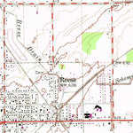 United States Geological Survey Reese, MI (1963, 24000-Scale) digital map