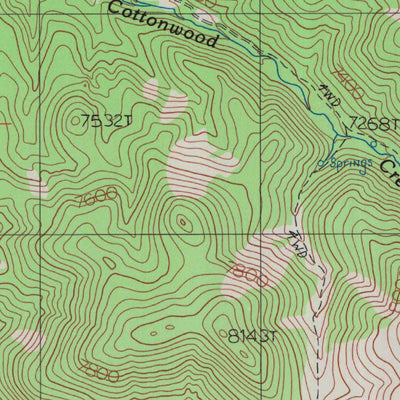 United States Geological Survey Reese River Butte, NV (1988, 24000-Scale) digital map