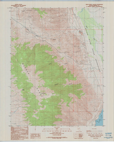 United States Geological Survey Reese River Canyon, NV (1988, 24000-Scale) digital map