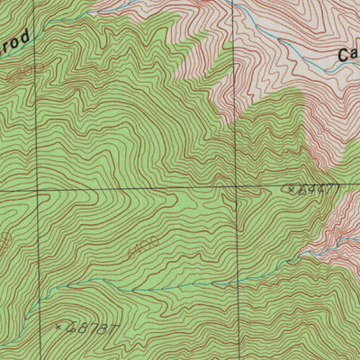 United States Geological Survey Reese River Canyon, NV (1988, 24000-Scale) digital map