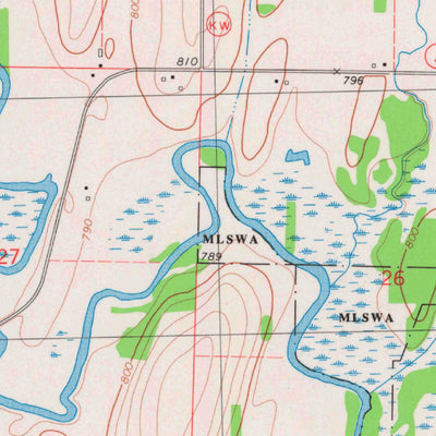 United States Geological Survey Reeseville, WI (1980, 24000-Scale) digital map