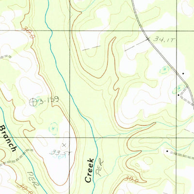 United States Geological Survey Reevesville, SC (1982, 24000-Scale) digital map