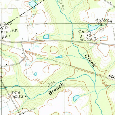 United States Geological Survey Reevesville, SC (1982, 24000-Scale) digital map