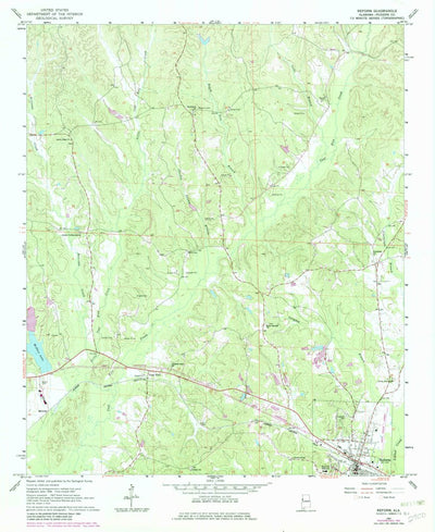 United States Geological Survey Reform, AL (1967, 24000-Scale) digital map