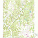 United States Geological Survey Reform, MO (1975, 24000-Scale) digital map