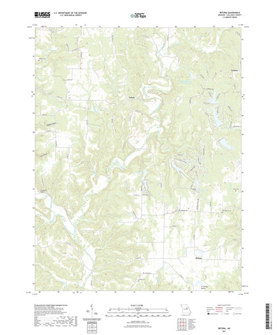 United States Geological Survey Reform, MO (2021, 24000-Scale) digital map