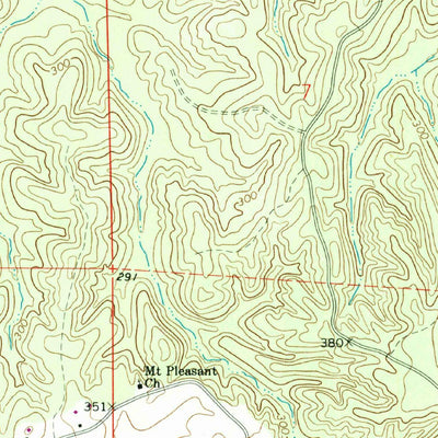 United States Geological Survey Reform SW, AL (1966, 24000-Scale) digital map