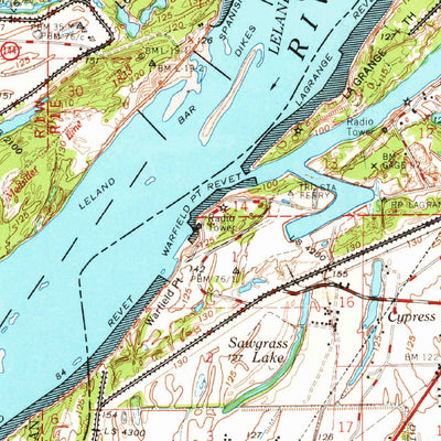 United States Geological Survey Refuge, MS-AR (1972, 62500-Scale) digital map