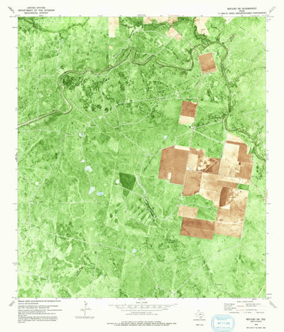 United States Geological Survey Refugio SW, TX (1978, 24000-Scale) digital map