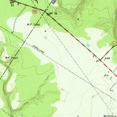United States Geological Survey Refugio, TX (1954, 62500-Scale) digital map