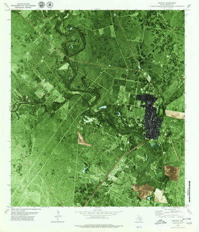 United States Geological Survey Refugio, TX (1979, 24000-Scale) digital map