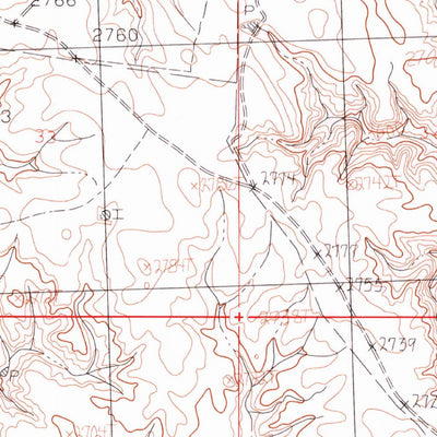 United States Geological Survey Regal Coulee, MT (1984, 24000-Scale) digital map