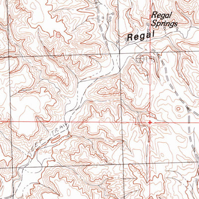United States Geological Survey Regal Coulee, MT (1984, 24000-Scale) digital map