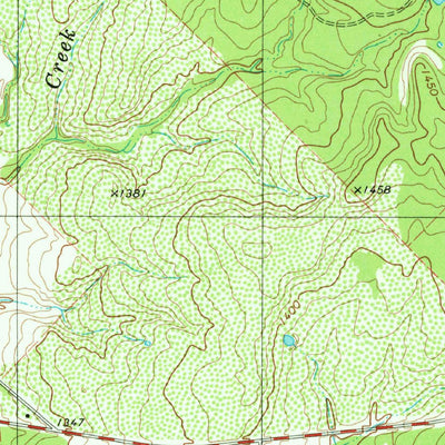 United States Geological Survey Regency, TX (1980, 24000-Scale) digital map