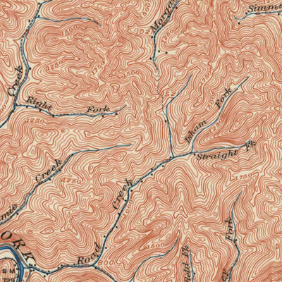 United States Geological Survey Regina, KY-VA (1915, 62500-Scale) digital map