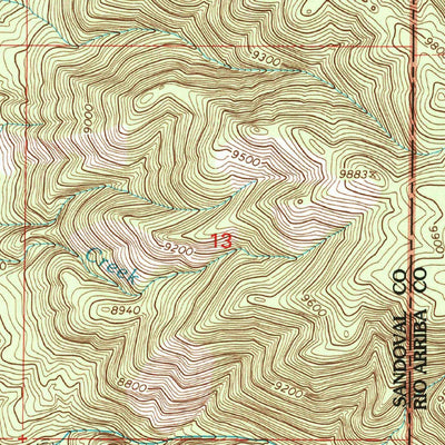 United States Geological Survey Regina, NM (2002, 24000-Scale) digital map