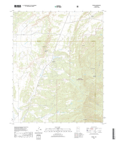 United States Geological Survey Regina, NM (2020, 24000-Scale) digital map