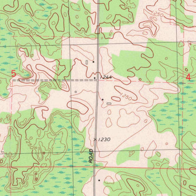 United States Geological Survey Regina, WI (1982, 24000-Scale) digital map