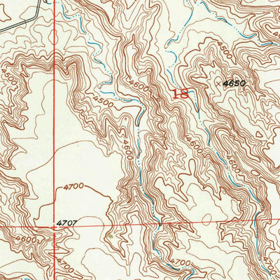 United States Geological Survey Register Cliff, WY (1950, 24000-Scale) digital map