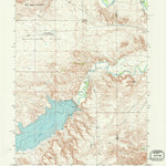 United States Geological Survey Register Cliff, WY (1990, 24000-Scale) digital map