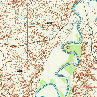 United States Geological Survey Register Cliff, WY (1990, 24000-Scale) digital map