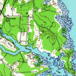 United States Geological Survey Rehoboth, DE (1938, 62500-Scale) digital map
