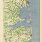 United States Geological Survey Rehoboth, DE (1944, 62500-Scale) digital map