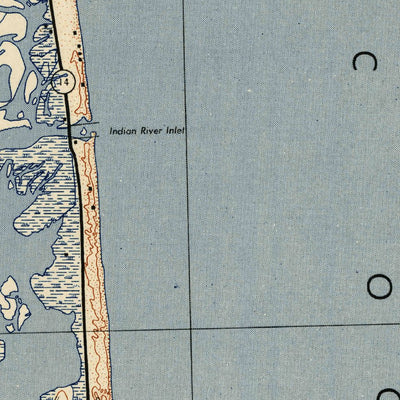United States Geological Survey Rehoboth, DE (1944, 62500-Scale) digital map